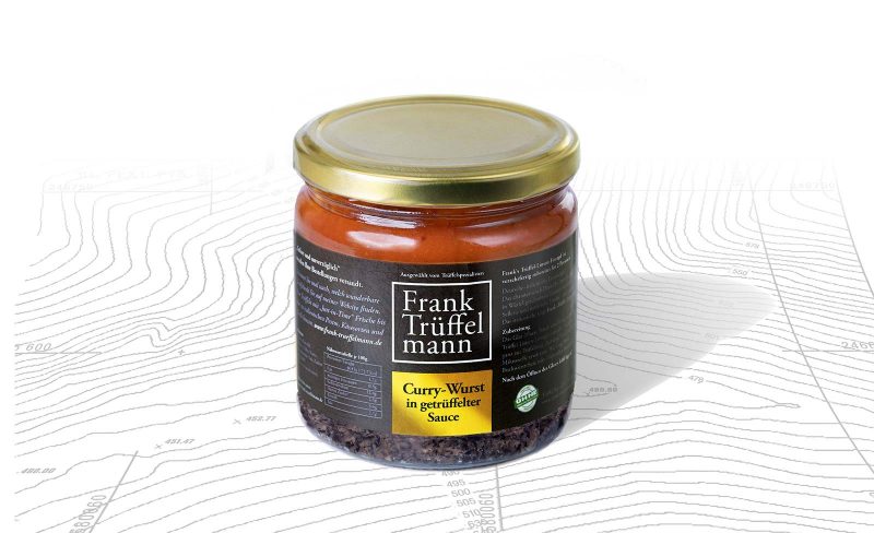 Frank's Curry-Wurst in getrüffelter Sause