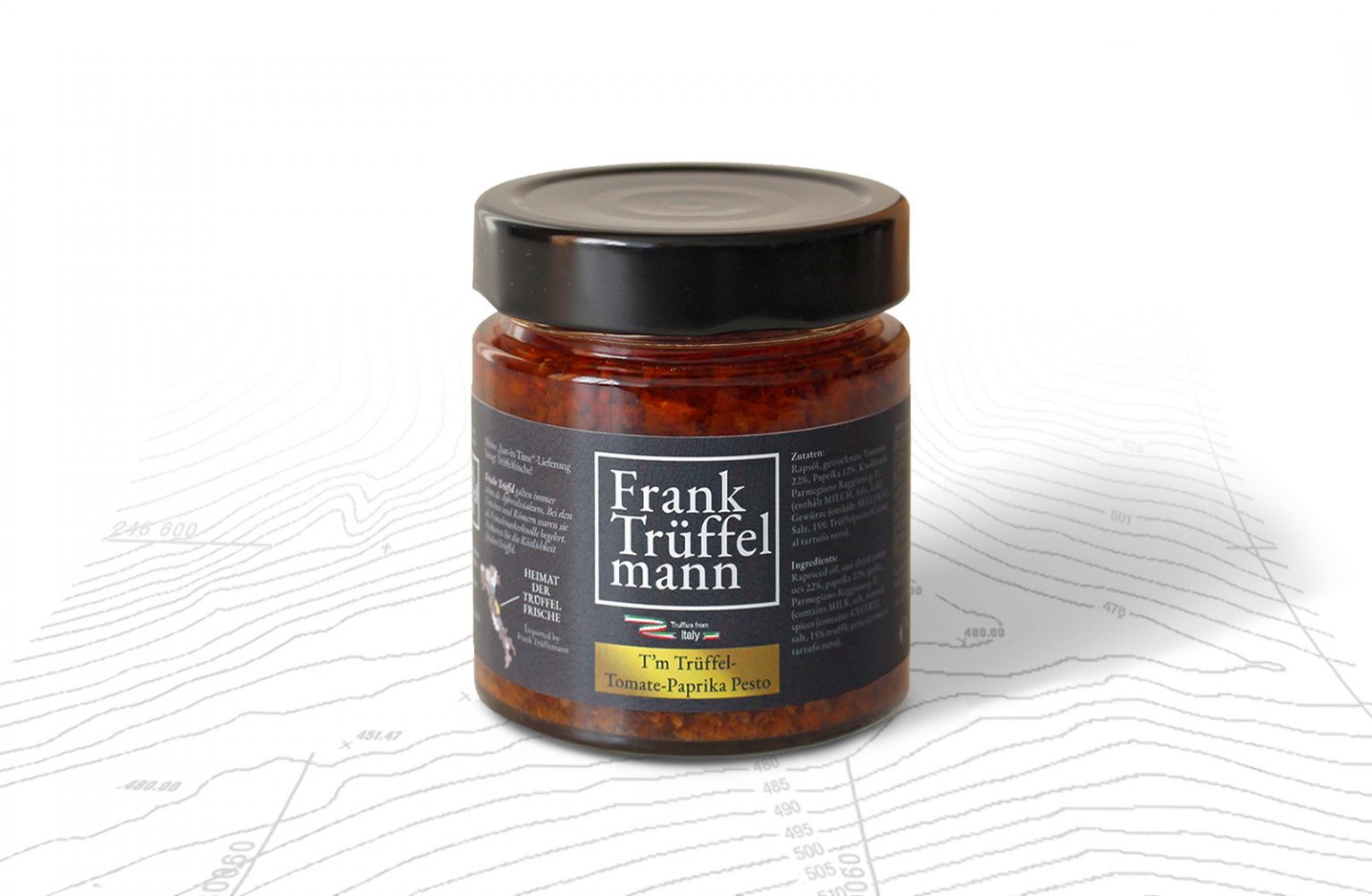 Frank’s Trüffel-Tomate-Paprika Pesto Frank’s Trüffel-Tomate-Paprika Pesto